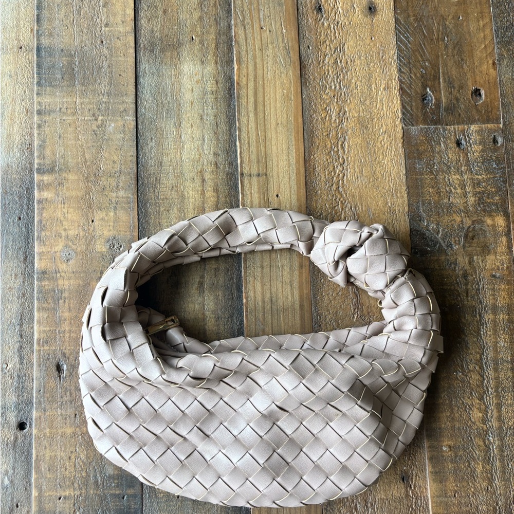 Billini Tan Woven Shoulder Bag